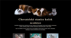Desktop Screenshot of cattery.cz